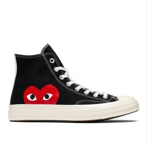 CONVERSE X COMME DES GARCONS PLAY ALL STAR CHUCK '70 OX - BLACK